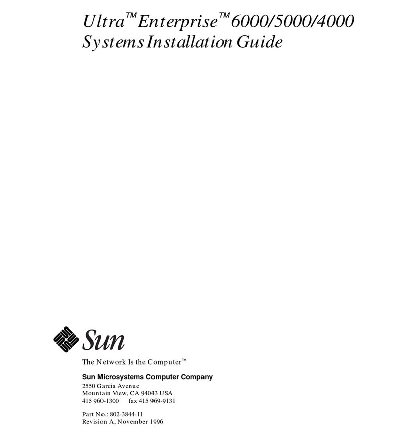 Sun Microsystems Ultra Enterprise 6000 Systems User guide