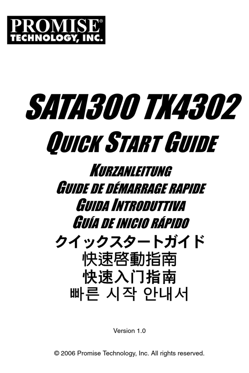 Promise SATA300 TX4302 quick start guide Promise SATA300 TX4302 quick start guide