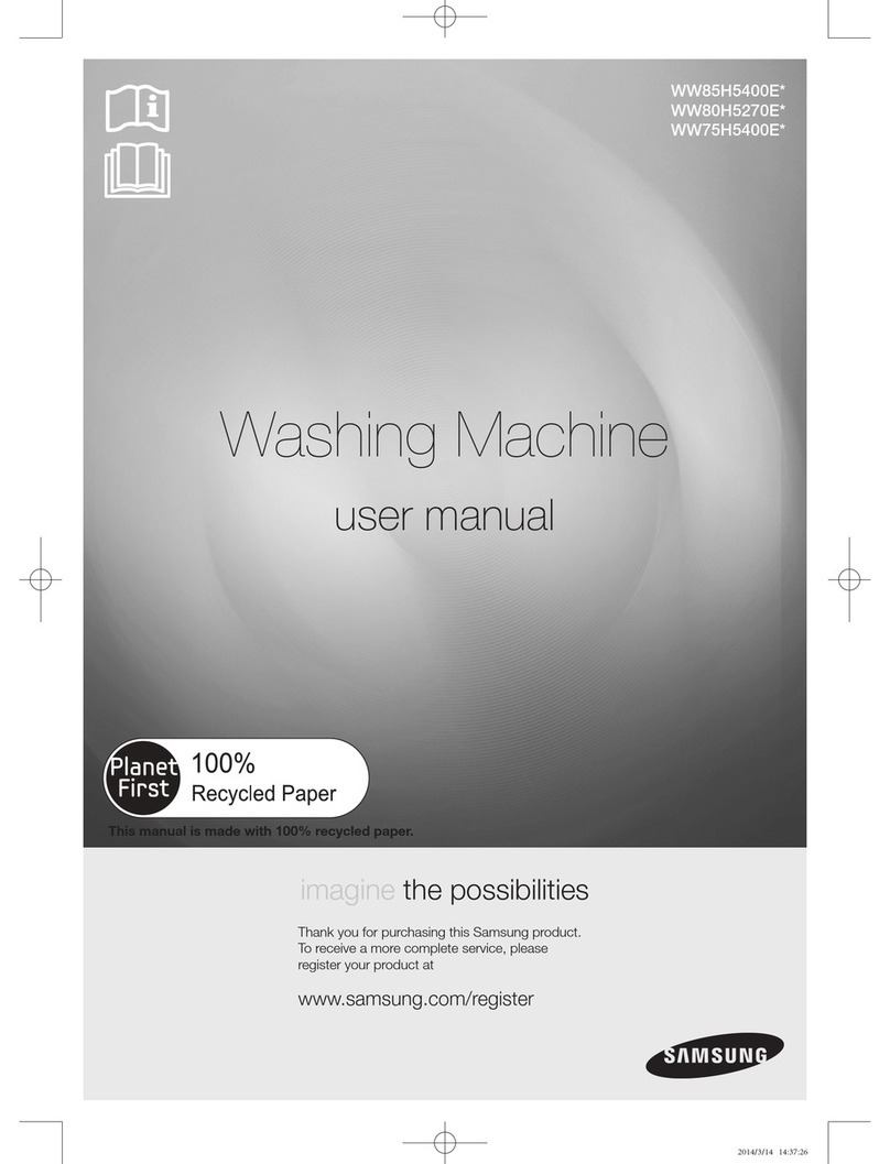 Samsung WW85H5400E Series user manual
