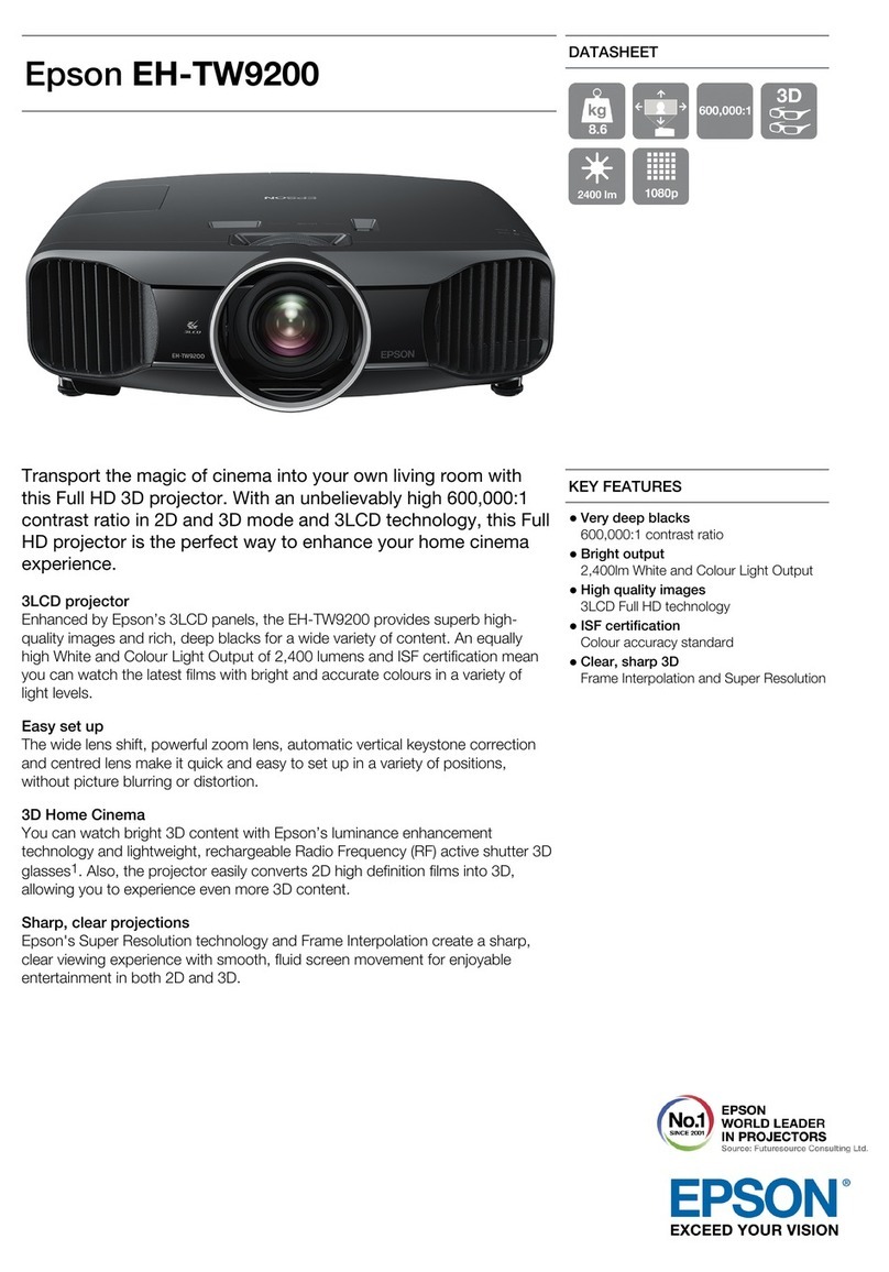 Epson EH-TW9200 User manual