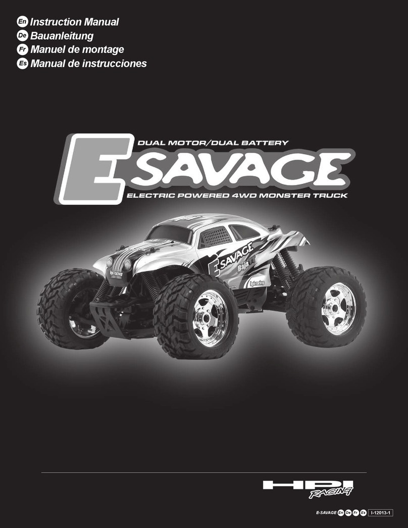 HPI Racing E-Savage instruction manual