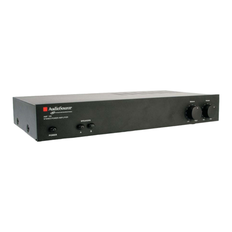AudioSource AMP100 User manual