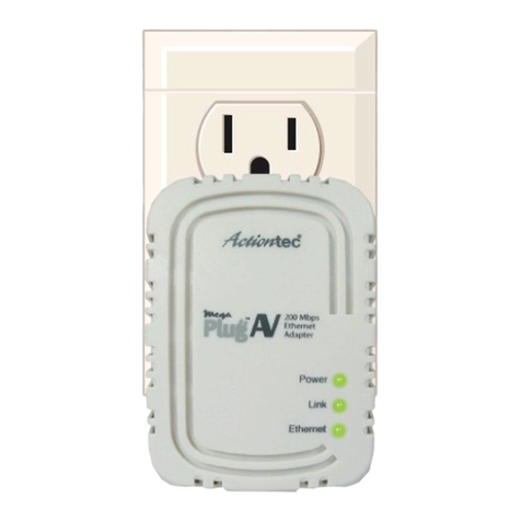 ActionTec MegaPlug AV HPE200AV User manual ActionTec MegaPlug AV HPE200AV User manual