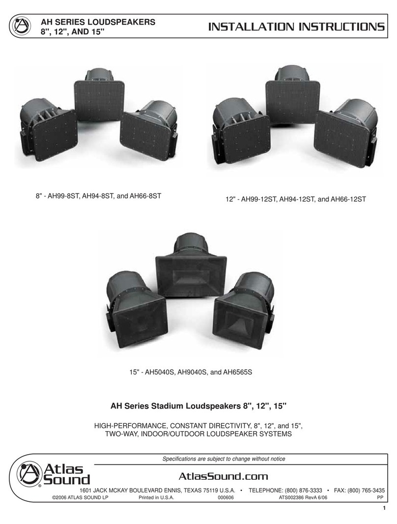 Atlas AH99-8ST User manual