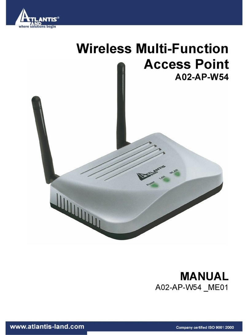 Atlantis Land A02-AP-W54 User manual