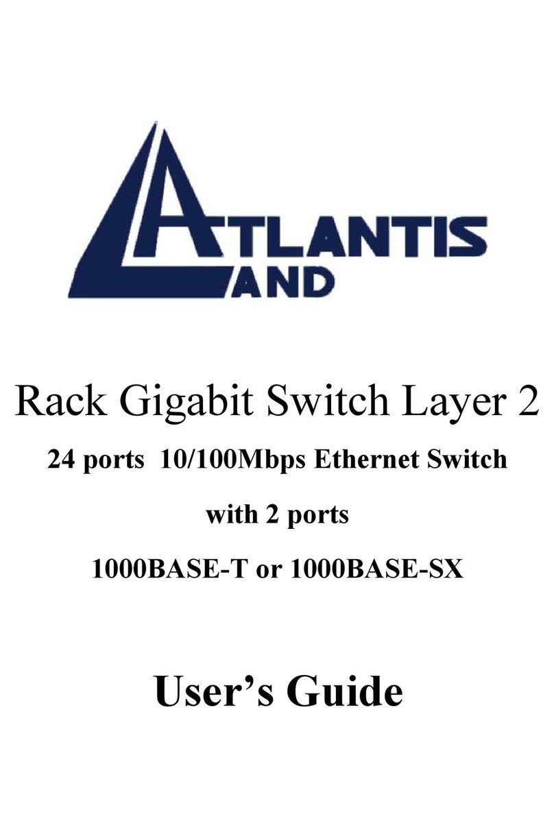Atlantis Land 1000BASE-T User manual Atlantis Land 1000BASE-T User manual