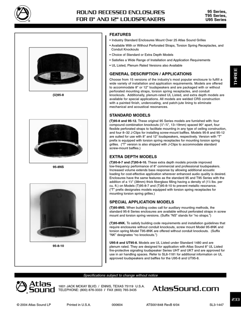Atlas 95 Series Specifications