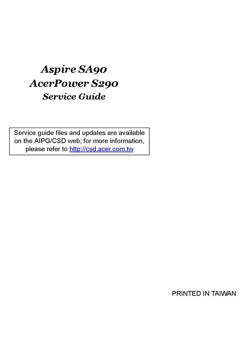 Acer Aspire SA90 User manual