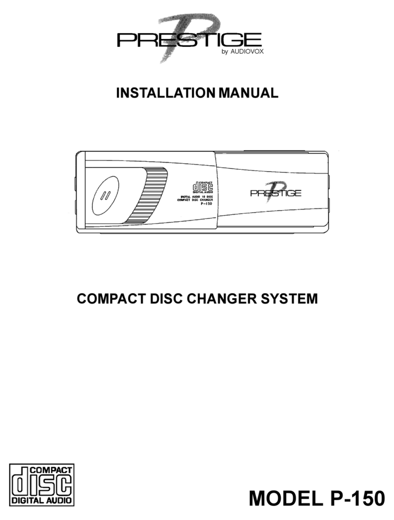 Prestige P-150 installation manual