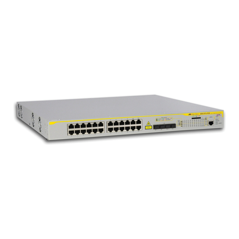 Allied Telesis x600-24Ts-POE User manual