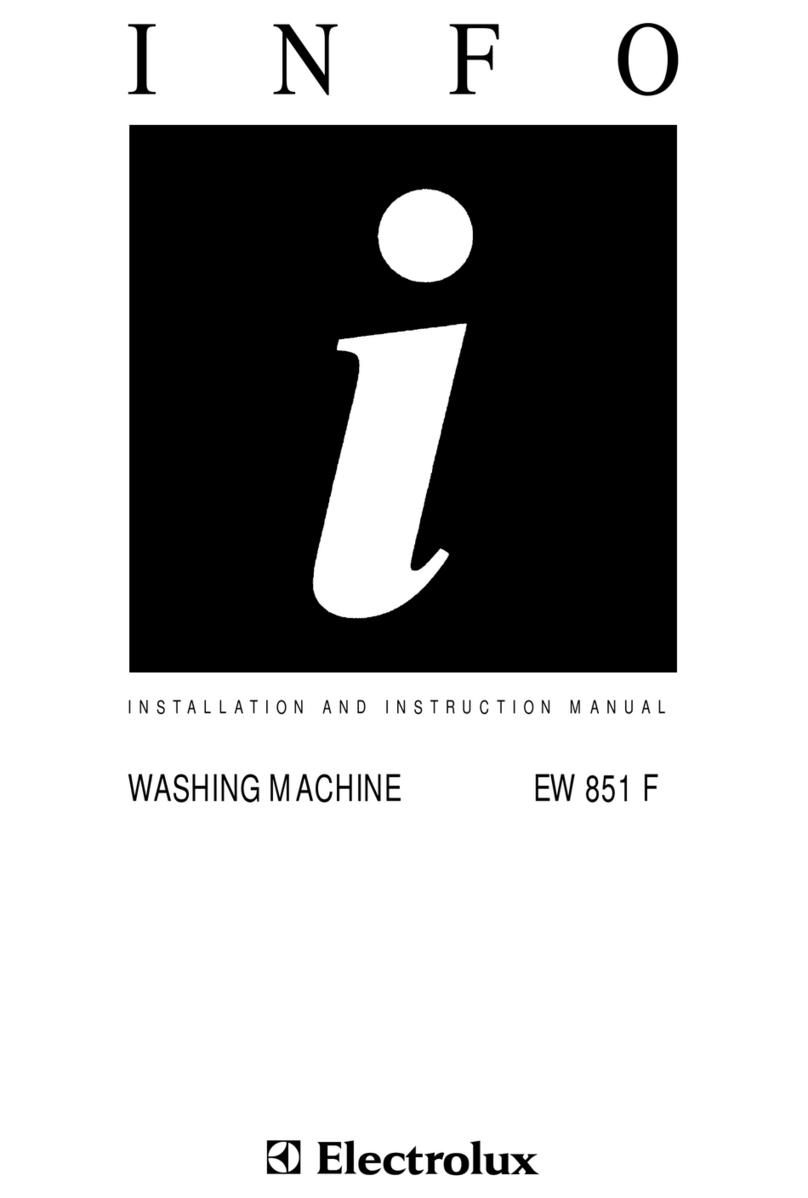 Electrolux EW 851 F Quick guide
