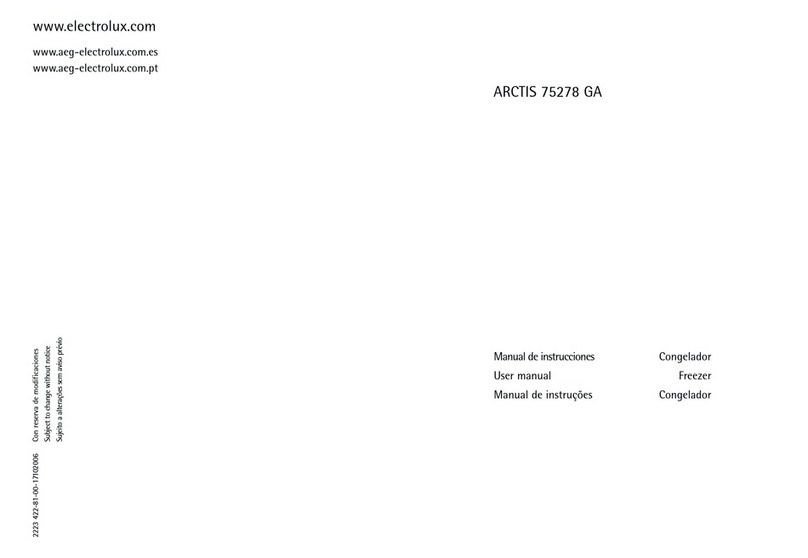 Electrolux ARCTIS 75278 GA User manual