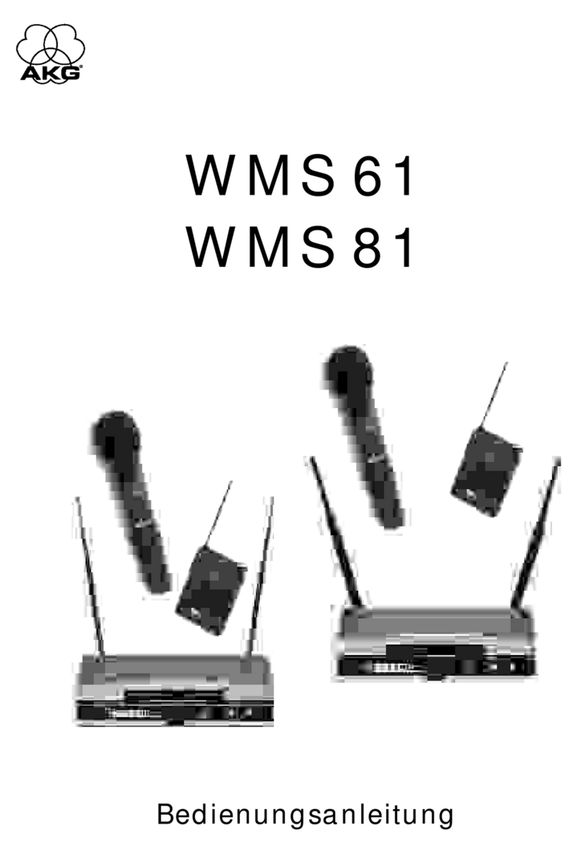 AKG WMS 61 User manual