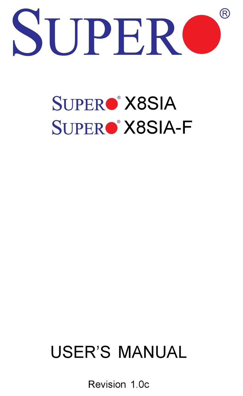 Supermicro X8SIA User manual