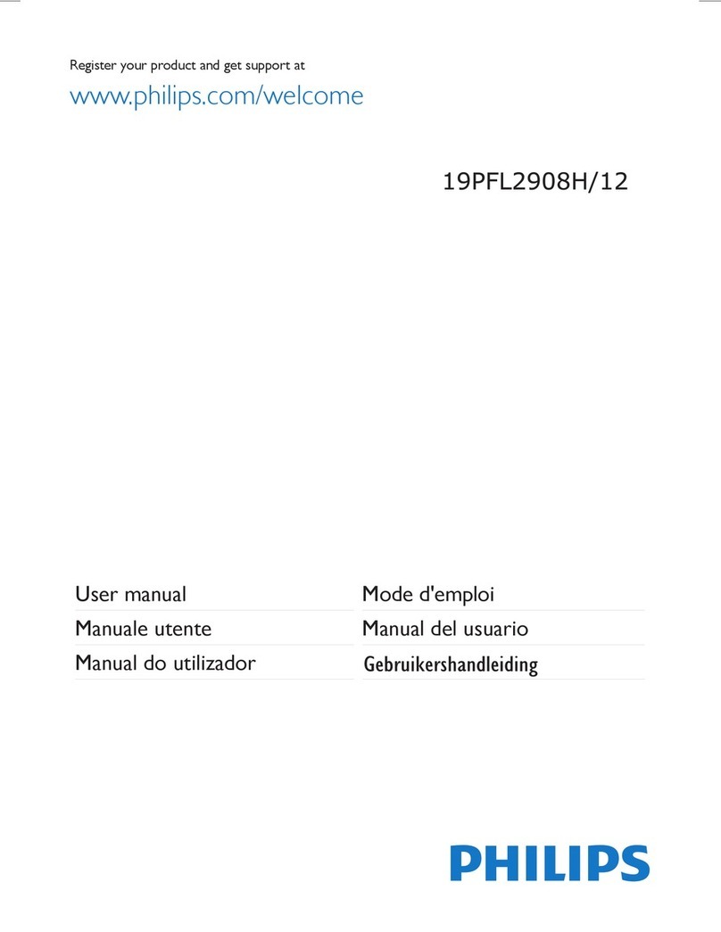 Philips 19PFL2908H User manual