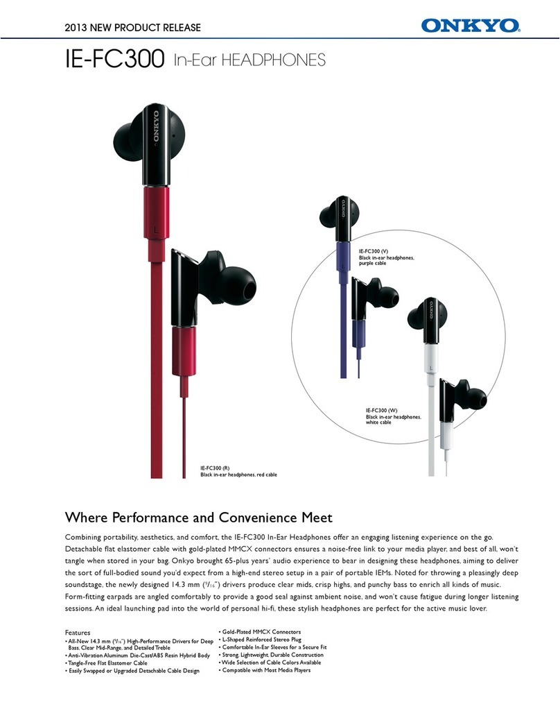 Onkyo IE-FC300 I Brochure & specs