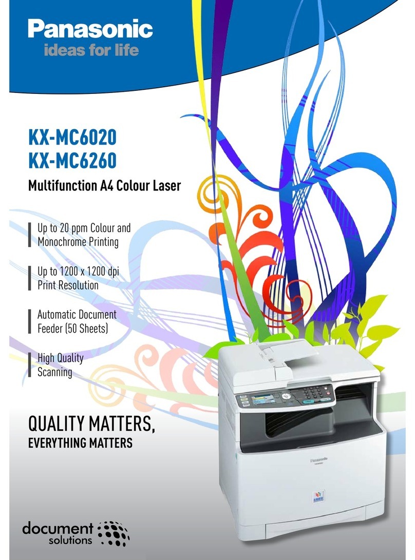 Panasonic KX-MC6020 User manual