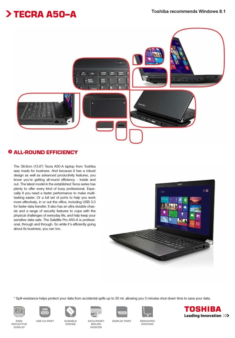 Toshiba Tecra A50-A Specifications