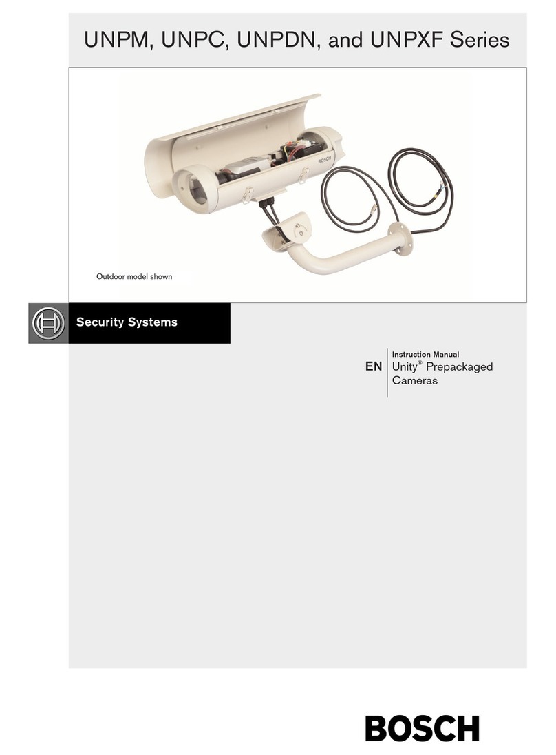 Bosch UNPXF Series User manual Bosch UNPXF Series User manual