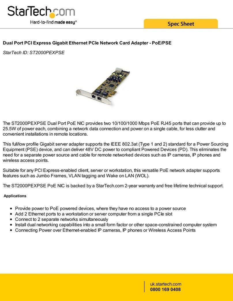 StarTech.com ST2000PEXPSE System manual