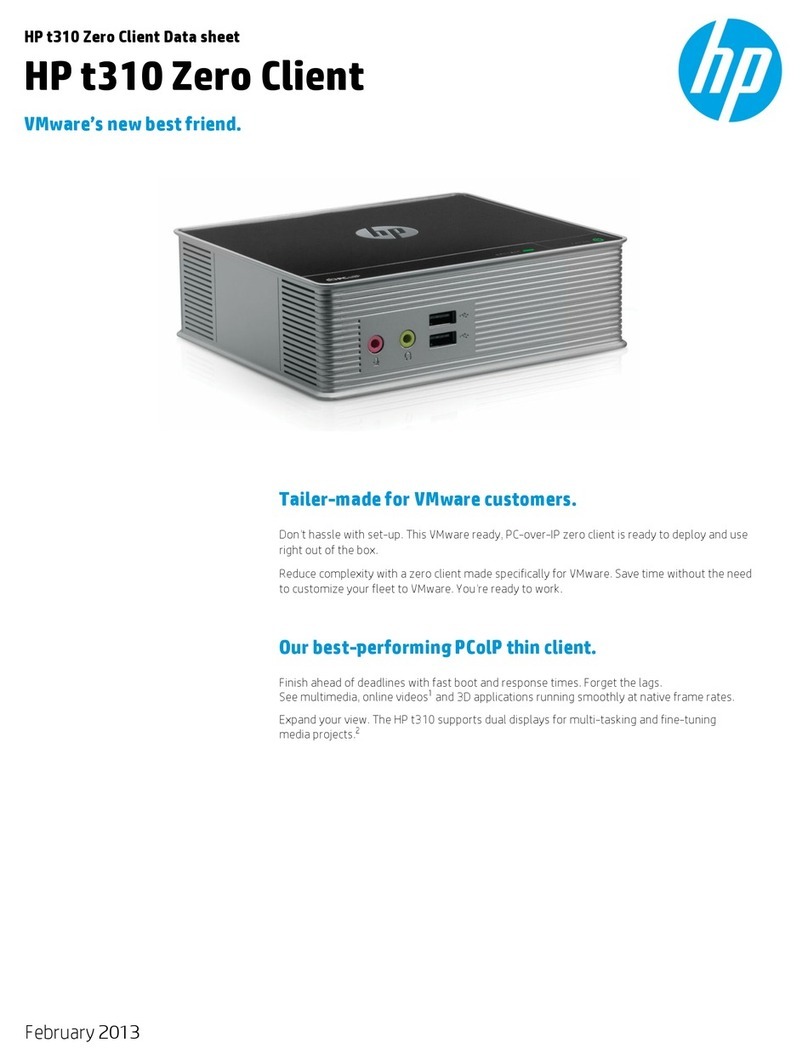 HP t310 User manual