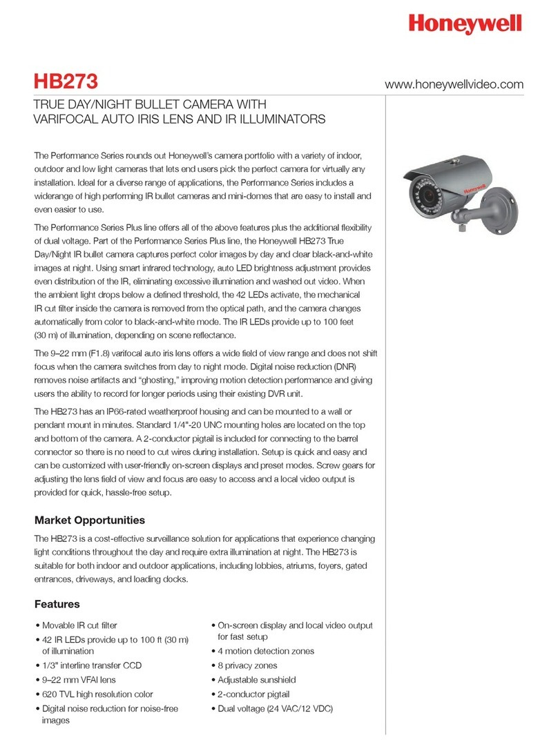 Honeywell HB273 User manual