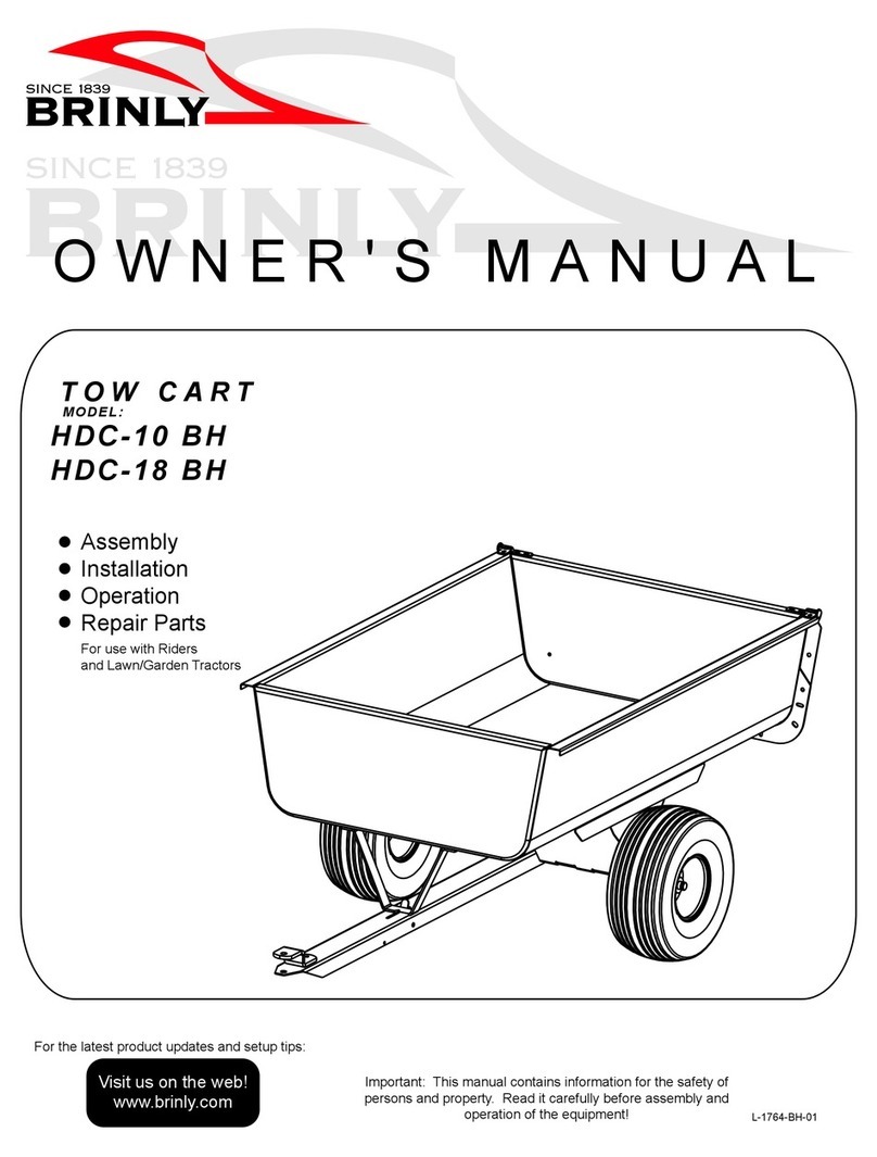 Brinly HDC-10 BH owner's manual