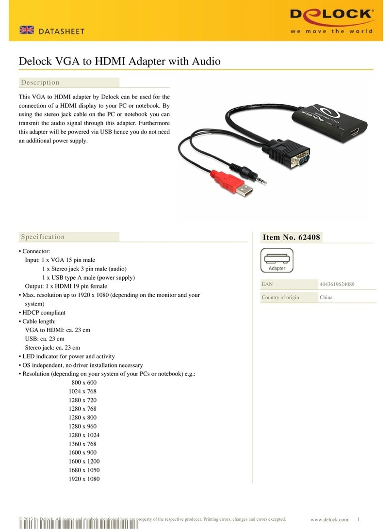 DeLOCK 62408 datasheet