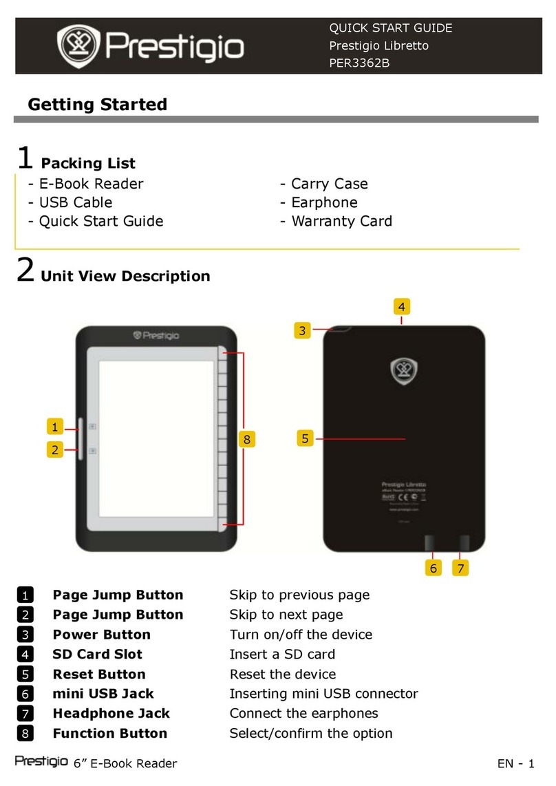 Prestigio Libretto PER3362B User manual