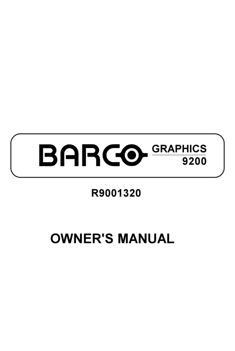 Barco R9001320 User manual