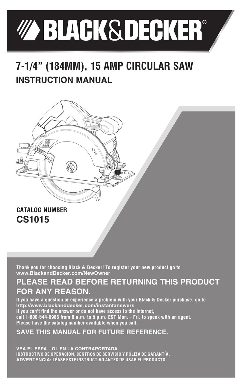 Black & Decker CS1015 User manual
