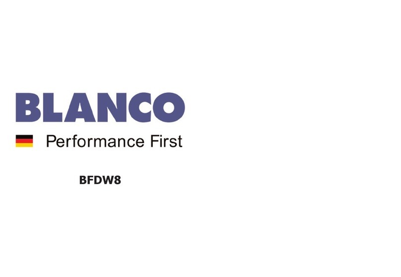 Blanco BFDW8 User manual