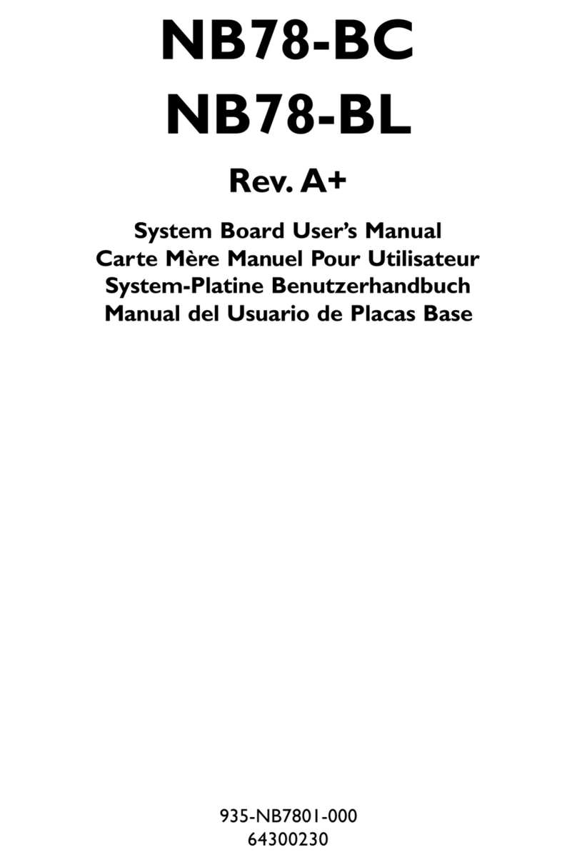 DFI NB78-BC User manual DFI NB78-BC User manual