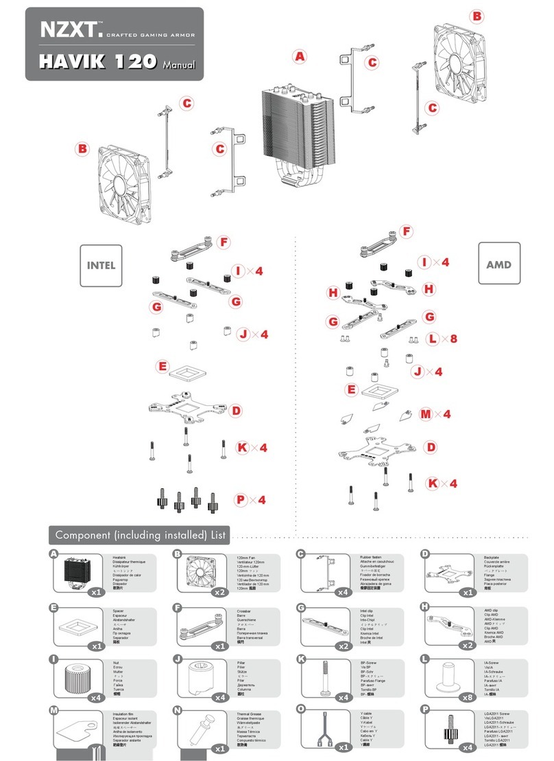 NZXT Havik 120 User manual NZXT Havik 120 User manual