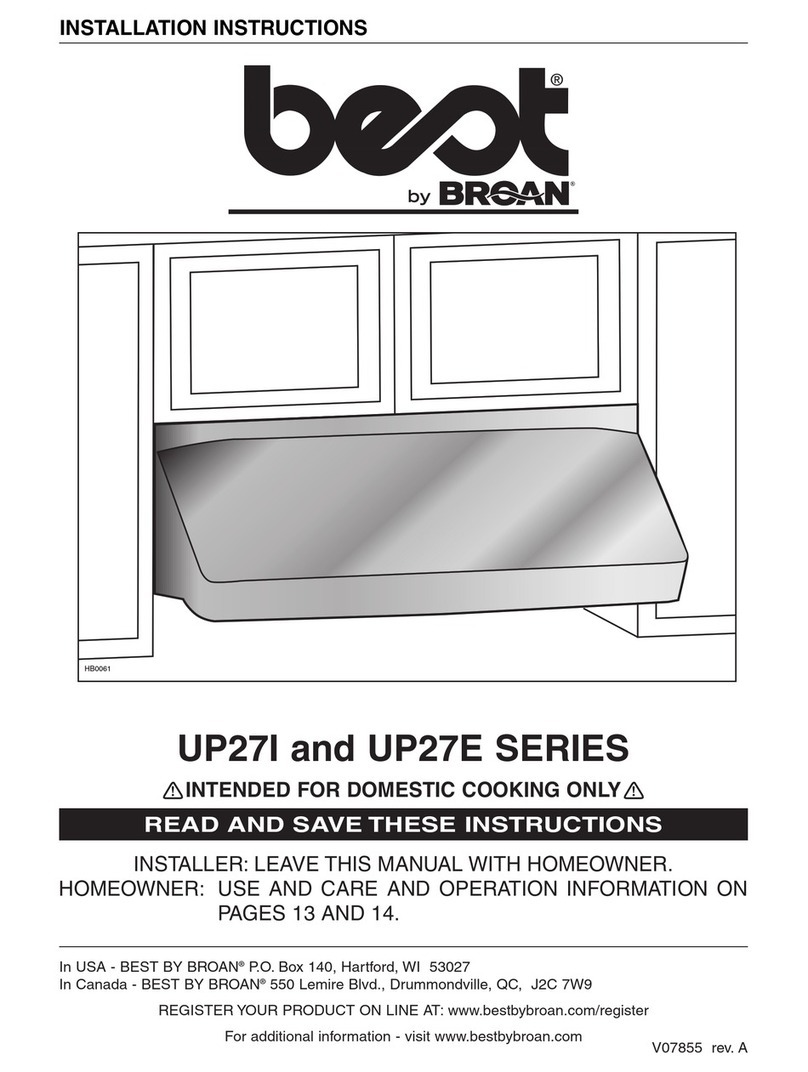 Best UP27I SERIES User manual Best UP27I SERIES User manual