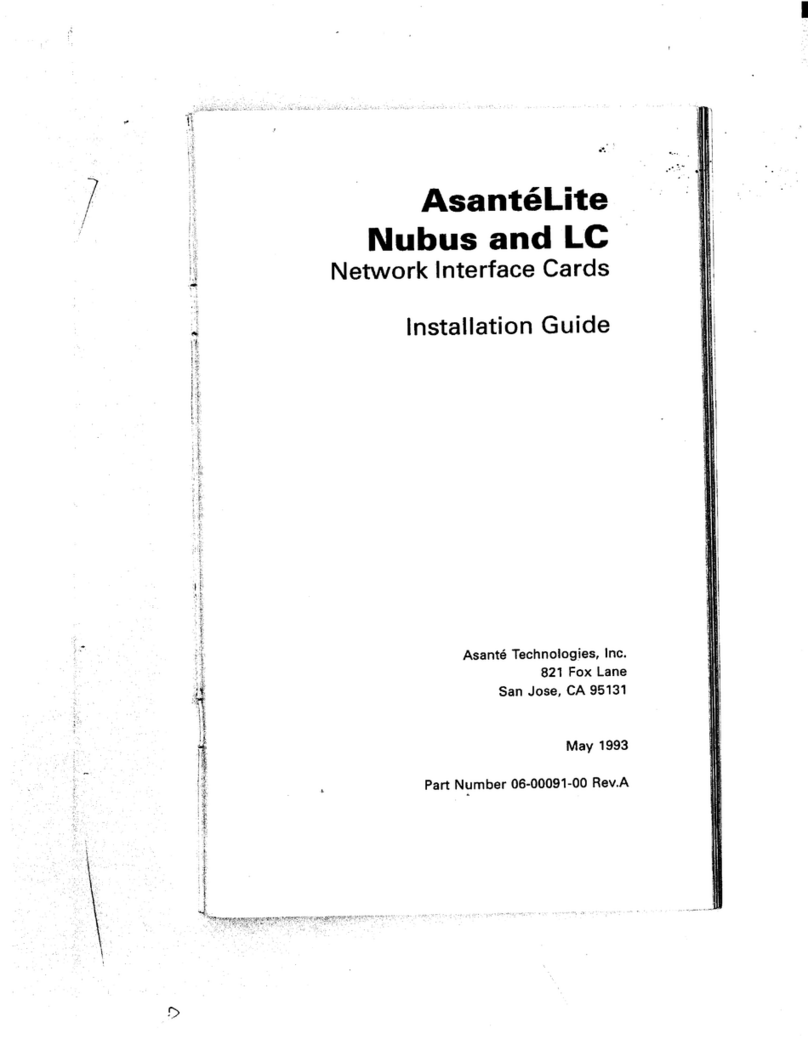 Asante AsanteLite installation guide