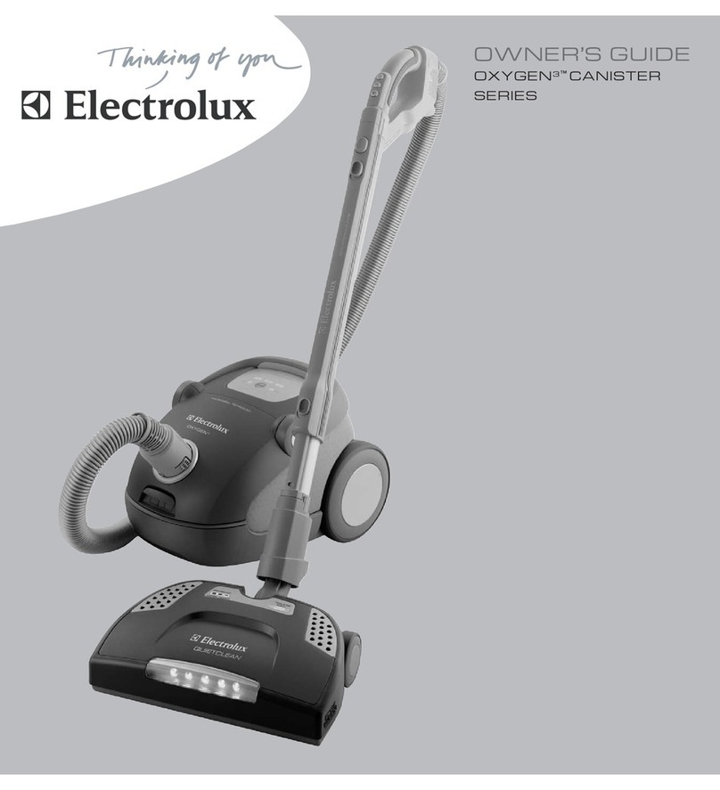 Electrolux Oxygen3 EL7020 series owner's guide