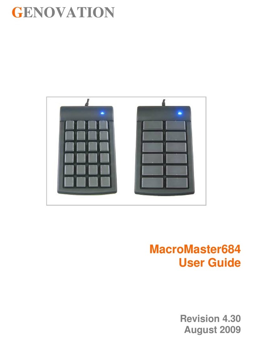 Genovation MacroMaster684 user guide