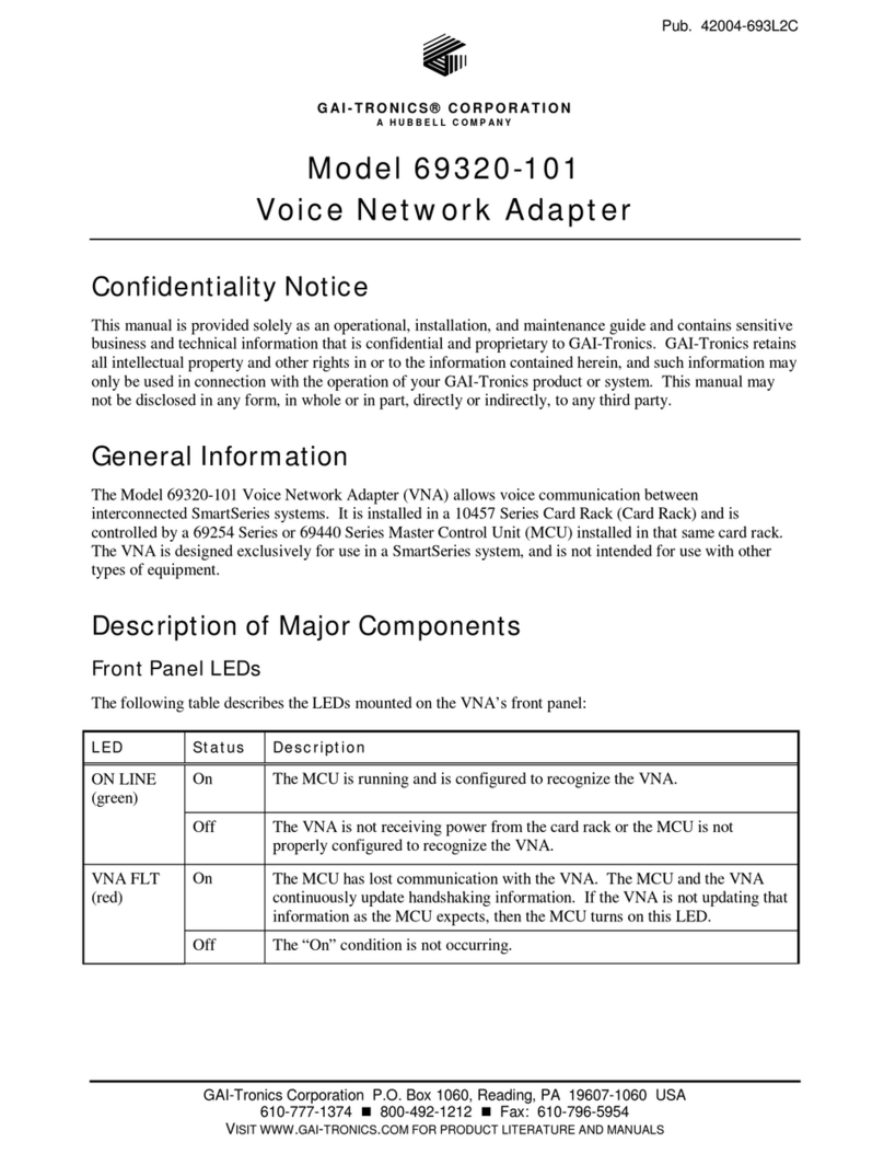 Hubbell 69320-101 Installation and maintenance guide