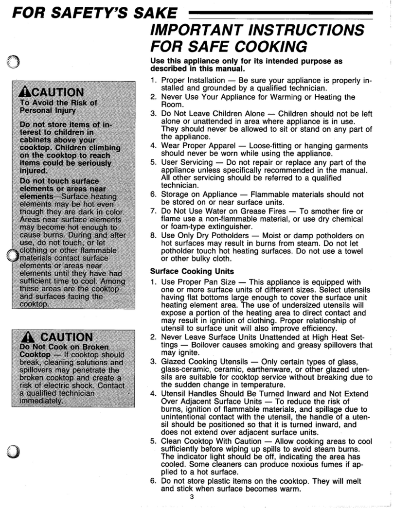Amana InstaGlow user manual