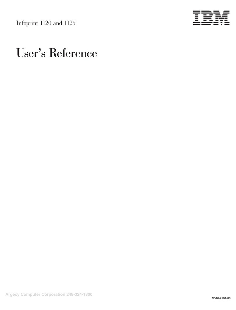 IBM Infoprint 1125 Service manual