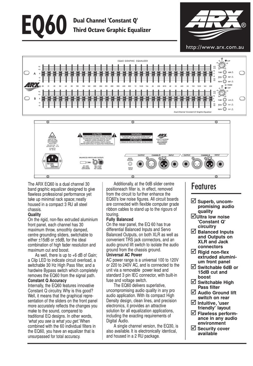 ARX EQ60 Specifications