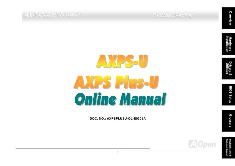 AOpen AXPS-U user manual