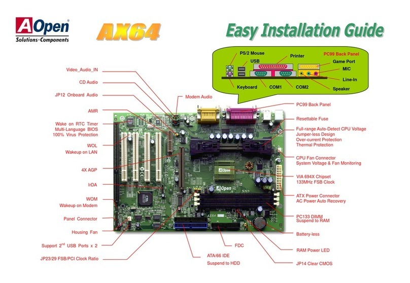 AOpen AX64 installation guide