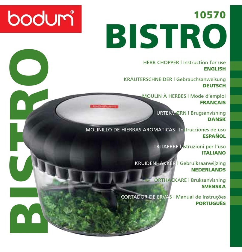 Bodum Bistro 10570 Instructions for use