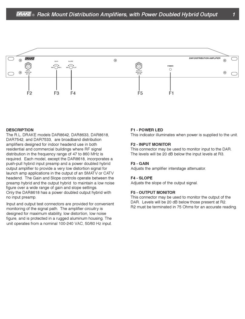 DRAKE DAR8642 quick guide