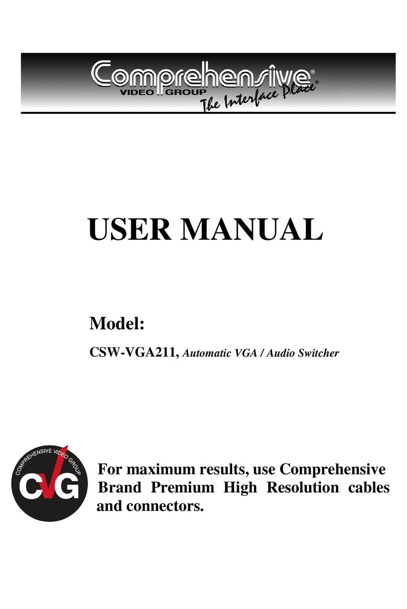 Comprehensive CSW-VGA211 User manual