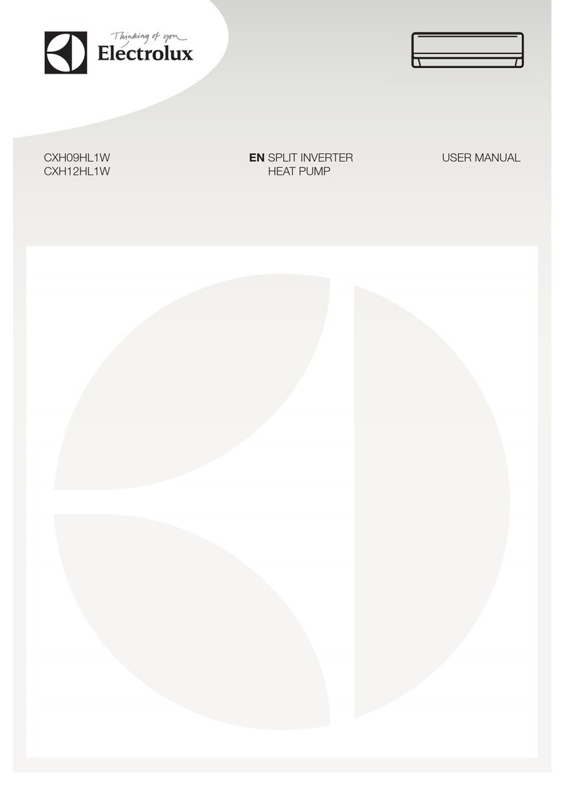 Electrolux CXH09HL1W user manual