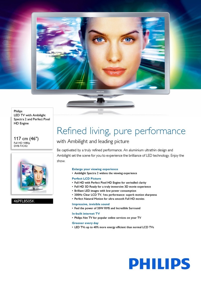 Philips 46PFL8505K/02 User manual
