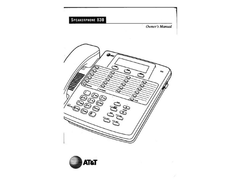 AT&T 830 User manual